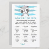 アライグマあなたの財布ゲームの中に何がある (正面/裏面)