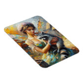 アライグマと妖精 マグネット (右側)