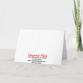 アライグマのお母さん及び若者物 カード (裏面)