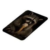 アライグマのアイスクリーム マグネット (左側)