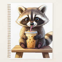 アライグマのアイスコーヒー プランナー手帳