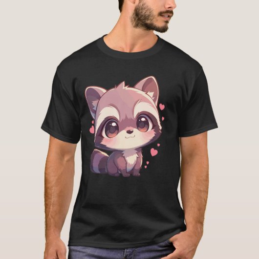 アライグマのアライグマ Tシャツ (正面)