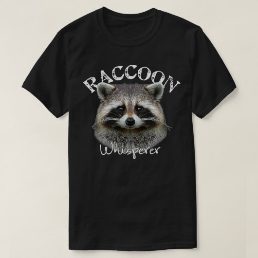 アライグマのウィスラーシャツかわいいアライククラシックーンTShir Tシャツ (デザイン正面)