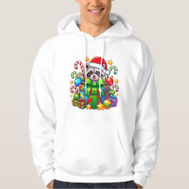 アライグマのクリスマスギフトパレード パーカ
