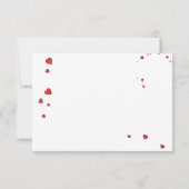 アライグマのグリーティングカード サンキューカード (裏面)