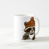 アライグマのコーヒーマグ ギフトアイデア コーヒーマグカップ (正面右)