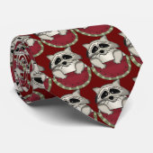 アライグマのスイカのタイの漫画 ネクタイ (ロール)
