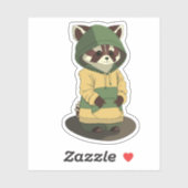 アライグマのバロン シール (シート)