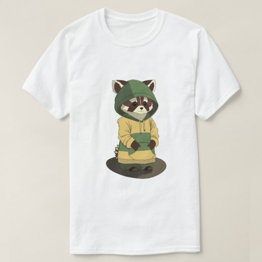 アライグマのバロン Tシャツ (デザイン正面)