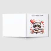 アライグマのパイロットの誕生日 ゲストブック (全面)