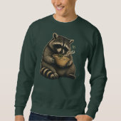 アライグマのホットスープ スウェットシャツ (正面)