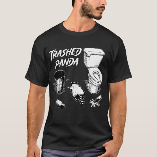アライグマのミーム アライグマ好き Tシャツ (正面)