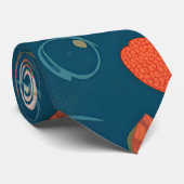 アライグマのモザイクカラフルパタパーソナライズされたーン ネクタイ (ロール)