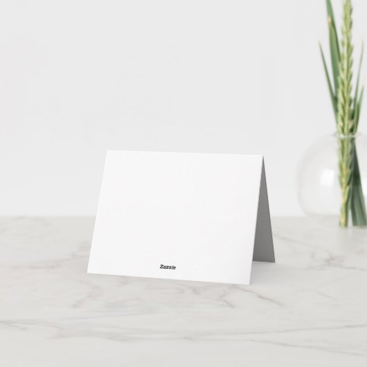 アライグマの中立ベビーシャワーはノート感謝していしています サンキューカード (裏面)