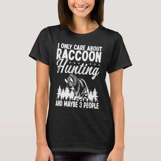 アライグマの取り外しテクニカ気にーの概要 Tシャツ (正面)