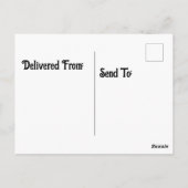 アライグマの外観 ポストカード (裏面)