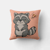 アライグマの夢 – ピザ！ クッション (裏面)