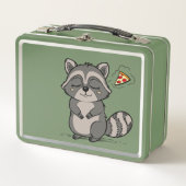 アライグマの夢 – ピザ！ メタルランチボックス (正面)