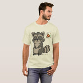 アライグマの夢 – ピザ！ Tシャツ (正面フル)