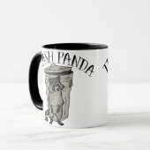 アライグマの屑のパンダ マグカップ (正面左)