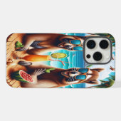 アライグマの待ち合わせ iPhoneケース (裏面横)