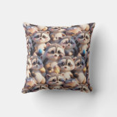 アライグマの束 クッション (裏面)