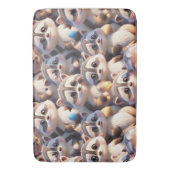 アライグマの束 バスマット (正面縦)