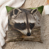 アライグマの正方形の装飾用クッション クッション (ブランケット)