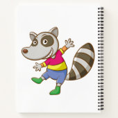 アライグマの漫画 ノートブック (裏面)