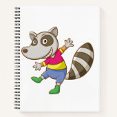 アライグマの漫画 ノートブック (正面)