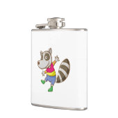 アライグマの漫画 フラスク (左)