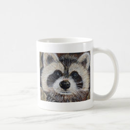 アライグマの絵 コーヒーマグカップ