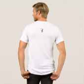 アライグマの自撮り 6 トライブレンドTシャツ (裏面全面)