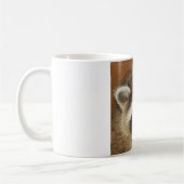 アライグマの若者のマグ コーヒーマグカップ (左)