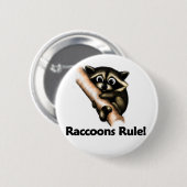 アライグマの規則! 缶バッジ (正面&裏面)