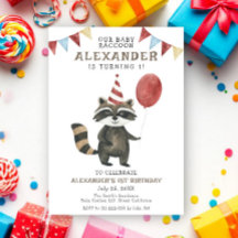 アライグマの赤ちゃん 1歳の誕生日
