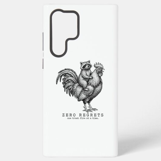 アライグマの雄鶏 Samsung ケース 楽しいギフト (裏面)