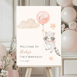 アライグマの風船娘 初誕生日 ウェルカム