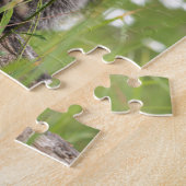 アライグマの驚き ジグソーパズル (側面)