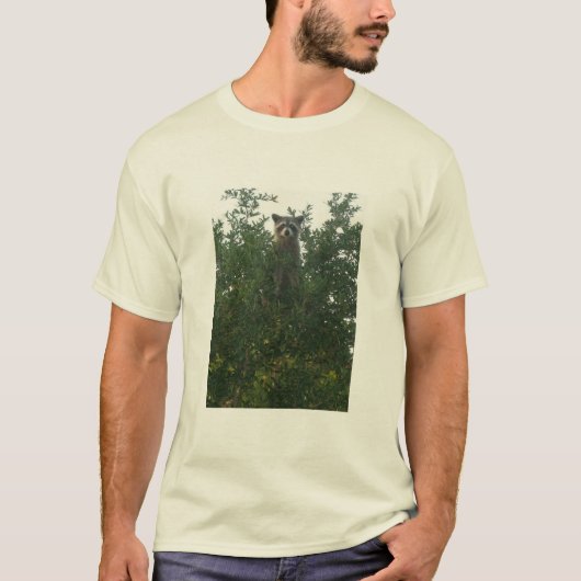 アライグマのTシャツ Tシャツ (正面)