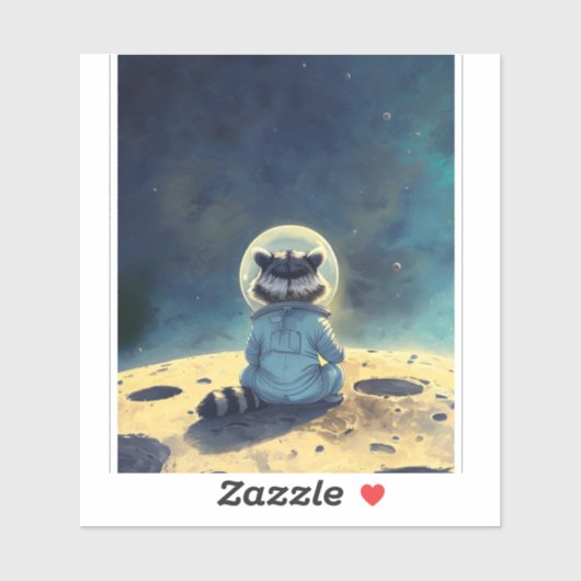 アライグマはただのゴミを話す シール (シート)