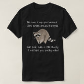 アライグマは私の精神の動物クラシックのシャツTシャツである Tシャツ (デザイン正面)