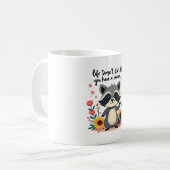 アライグマを持つまで人生は始まらない» Mag コーヒーマグカップ (正面左)