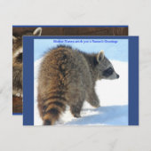 アライグマインザホリデースノー シーズンカード (正面/裏面)