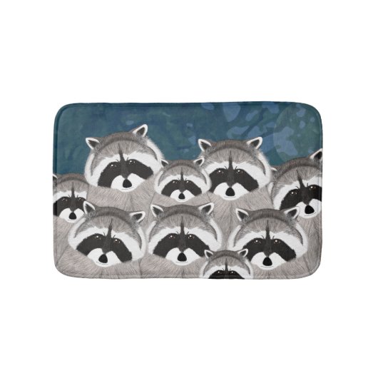 アライグマバスマット バスマット (正面)