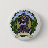 アライグマボタン 缶バッジ (正面)
