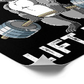 アライグマ体重訓練食べゴミリフト重い ポスター (角)