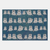 アライグマ包装紙シート ラッピングペーパーシート (正面)