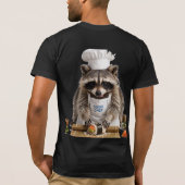 アライグマ寿司シェフ Tシャツ (裏面)