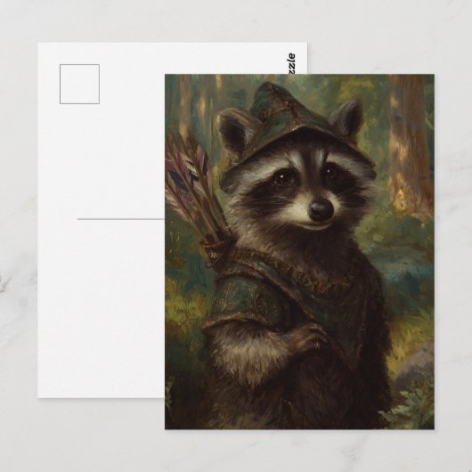 アライグマ射手 ポストカード (正面/裏面)